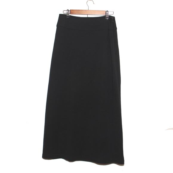 The Territory Ahead Black Wool Maxi Skirt Size 10 - Picture 1 of 6